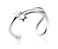 Dual Star Ear Cuff EC-102b (0.8)